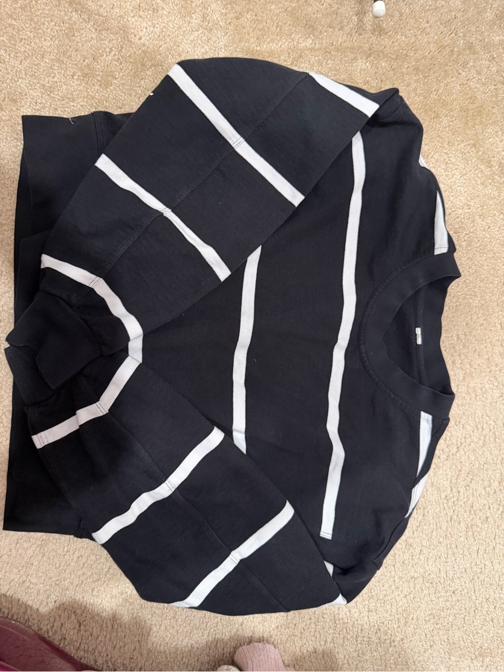 Lululemon Crewneck Sweater with White Stripes